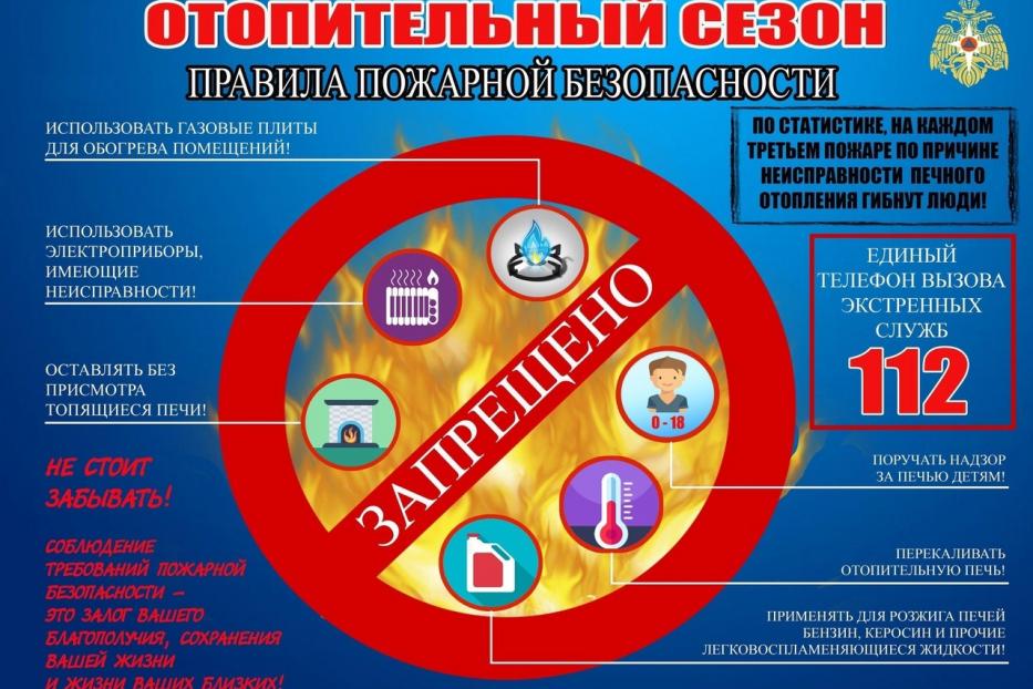 Пожарная безопасность в отопительный период.